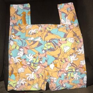 LuLaRoe Disney Goofy Leggings, Tall and Curvy